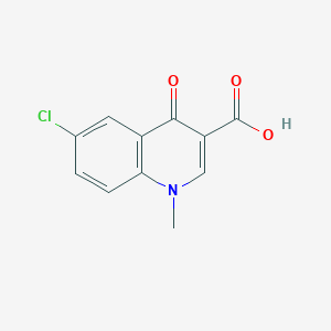 molecular formula C11H8ClNO3 B3034831 6-氯-1-甲基-4-氧代-1,4-二氢喹啉-3-羧酸 CAS No. 23789-98-2