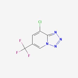 molecular formula C6H2ClF3N4 B3034870 8-氯-6-(三氟甲基)[1,2,3,4]四唑并[1,5-a]吡啶 CAS No. 242815-92-5