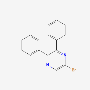 molecular formula C16H11BrN2 B3034873 5-溴-2,3-二苯基吡嗪 CAS No. 243472-70-0