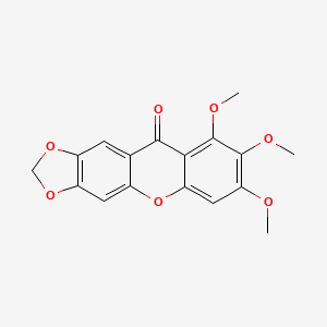 7,8,9-Trimethoxy-10H-1,3-dioxolo[4,5-b]xanthen-10-one