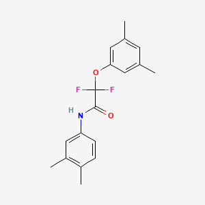 2-(3,5-dimethylphenoxy)-N-(3,4-dimethylphenyl)-2,2-difluoroacetamide