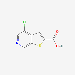 molecular formula C8H4ClNO2S B3034930 4-Chlorothieno[2,3-c]pyridine-2-carboxylic acid CAS No. 251996-86-8