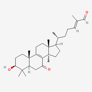 molecular formula C30H46O3 B3034941 Lucidal CAS No. 252351-96-5