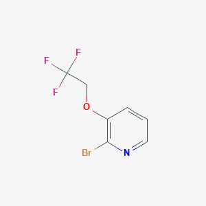 molecular formula C7H5BrF3NO B3034952 2-Bromo-3-(2,2,2-trifluoroethoxy)pyridine CAS No. 256473-06-0