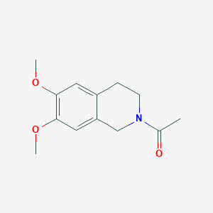 molecular formula C13H17NO3 B3034968 1-(6,7-dimethoxy-3,4-dihydro-1H-isoquinolin-2-yl)ethanone CAS No. 26163-70-2