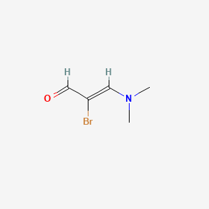 molecular formula C5H8BrNO B3034979 2-Bromo-3-(dimethylamino)acrolein CAS No. 26387-66-6