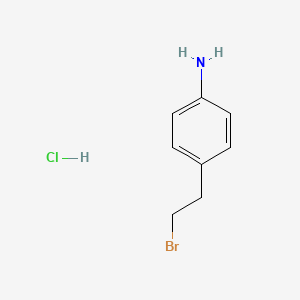 molecular formula C8H11BrClN B3034980 4-(2-溴乙基)苯胺盐酸盐 CAS No. 26407-07-8