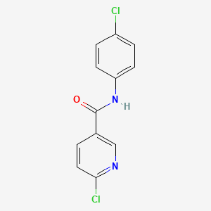 6-chloro-N-(4-chlorophenyl)pyridine-3-carboxamide