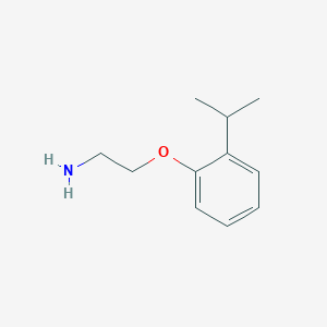 molecular formula C11H17NO B3034985 2-(2-Isopropylphenoxy)ethanamine CAS No. 26583-37-9