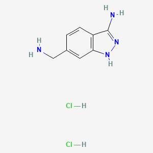 6-(aminomethyl)-1H-indazol-3-amine dihydrochloride