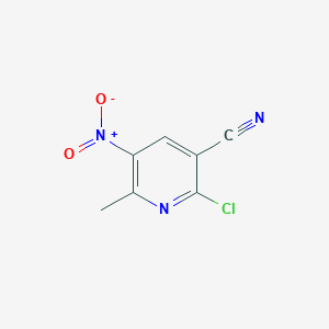 2-Chloro-6-methyl-5-nitronicotinonitrile