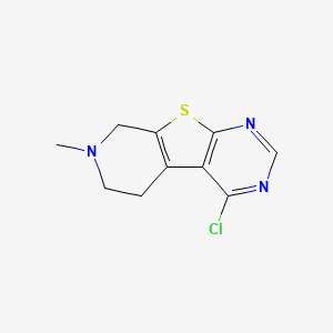 4-Chloro-7-methyl-5,6,7,8-tetrahydropyrido[4',3':4,5]thieno[2,3-d]pyrimidine