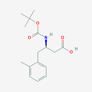 (R)-3-((tert-butoxycarbonyl)amino)-4-(o-tolyl)butanoic acid