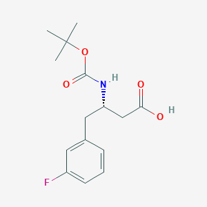 Boc-(S)-3-Amino-4-(3-fluorophenyl)butyric acid