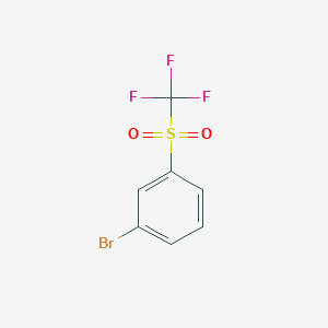 molecular formula C7H4BrF3O2S B3035003 1-Bromo-3-((trifluoromethyl)sulfonyl)benzene CAS No. 2728-70-3