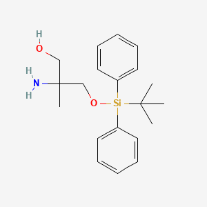 molecular formula C20H29NO2Si B3035012 2-Amino-3-((tert-butyldiphenylsilyl)oxy)-2-methylpropan-1-ol CAS No. 280753-14-2
