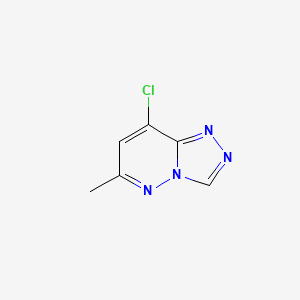 molecular formula C6H5ClN4 B3035026 8-Chloro-6-methyl[1,2,4]triazolo[4,3-b]pyridazine CAS No. 28593-25-1