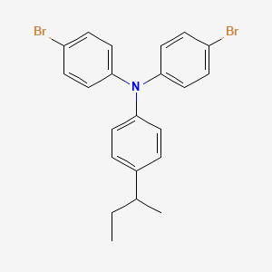 4-Bromo-N-(4-bromophenyl)-N-(4-(sec-butyl)phenyl)aniline
