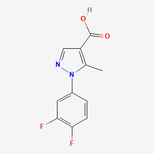1-(3,4-difluorophenyl)-5-methyl-1H-pyrazole-4-carboxylic acid