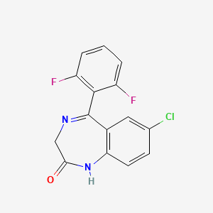7-chloro-5-(2,6-difluorophenyl)-1H-benzo[e][1,4]diazepin-2(3H)-one