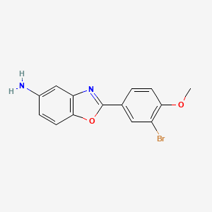 2-(3-Bromo-4-methoxyphenyl)-1,3-benzoxazol-5-amine