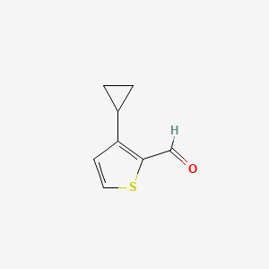 3-Cyclopropylthiophene-2-carbaldehyde
