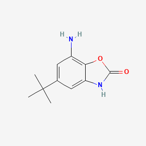 7-Amino-5-tert-butyl-2,3-dihydro-1,3-benzoxazol-2-one