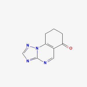 molecular formula C9H8N4O B3035080 8,9-二氢[1,2,4]三唑并[1,5-a]喹唑啉-6(7H)-酮 CAS No. 29940-50-9