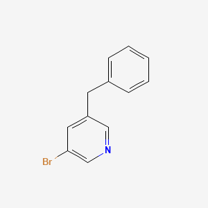 molecular formula C12H10BrN B3035092 3-苄基-5-溴吡啶 CAS No. 301220-81-5