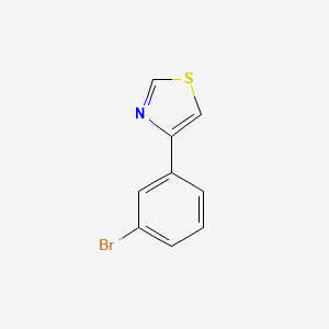 molecular formula C9H6BrNS B3035096 4-(3-Bromophenyl)-1,3-thiazole CAS No. 30216-50-3