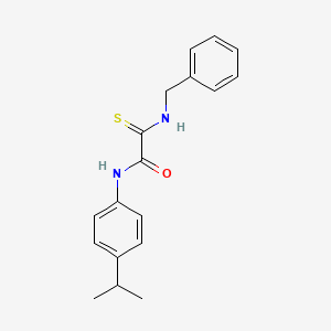 2-(benzylamino)-N-(4-isopropylphenyl)-2-thioxoacetamide