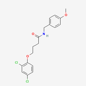 4-(2,4-dichlorophenoxy)-N-[(4-methoxyphenyl)methyl]butanamide