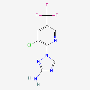 1-[3-chloro-5-(trifluoromethyl)-2-pyridinyl]-1H-1,2,4-triazol-3-amine