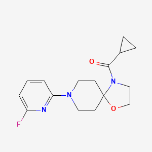 Cyclopropyl[8-(6-fluoro-2-pyridinyl)-1-oxa-4,8-diazaspiro[4.5]dec-4-yl]methanone