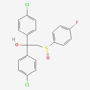 1,1-Bis(4-chlorophenyl)-2-[(4-fluorophenyl)sulfinyl]-1-ethanol