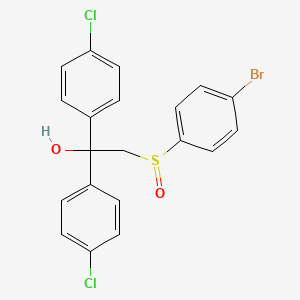 2-(4-Bromophenyl)sulfinyl-1,1-bis(4-chlorophenyl)ethanol