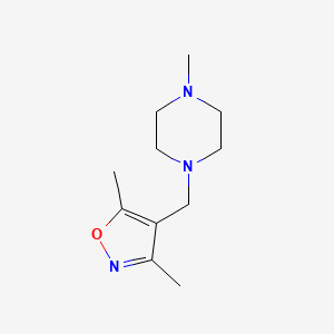 1-[(3,5-Dimethyl-4-isoxazolyl)methyl]-4-methylpiperazine