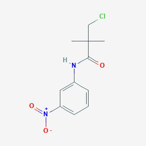 3-chloro-2,2-dimethyl-N-(3-nitrophenyl)propanamide