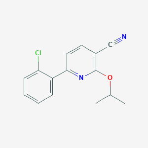 6-(2-Chlorophenyl)-2-isopropoxynicotinonitrile