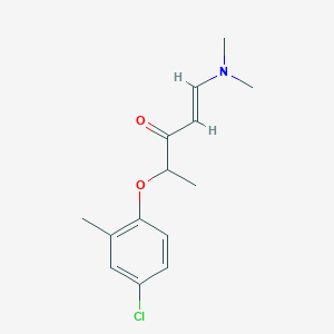 molecular formula C14H18ClNO2 B3035280 4-(4-Chloro-2-methylphenoxy)-1-(dimethylamino)-1-penten-3-one CAS No. 306979-75-9