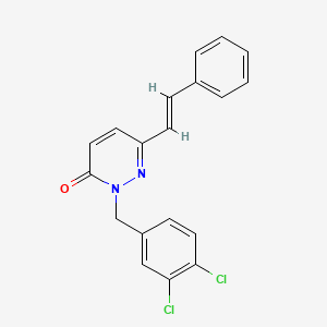 2-(3,4-dichlorobenzyl)-6-styryl-3(2H)-pyridazinone