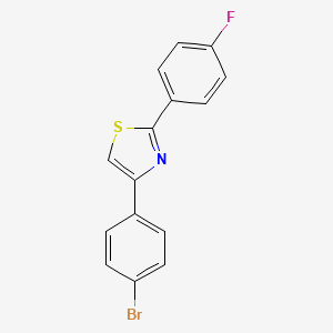 molecular formula C15H9BrFNS B3035294 4-(4-Bromo-phenyl)-2-(4-fluoro-phenyl)-thiazole CAS No. 311313-13-0