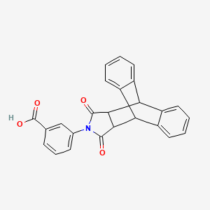 3-(16,18-Dioxo-17-azapentacyclo[6.6.5.0(2,7).0(9,14).0(15,19)]nonadeca-2,4,6,9,11,13-hexaen-17-yl)benzoic acid
