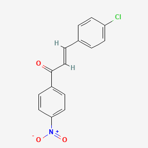 molecular formula C15H10ClNO3 B3035304 (E)-3-(4-chlorophenyl)-1-(4-nitrophenyl)prop-2-en-1-one CAS No. 315180-19-9