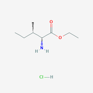 molecular formula C8H18ClNO2 B3035309 D-allo-Isoleucine Ethyl Ester Hydrochloride CAS No. 315700-65-3