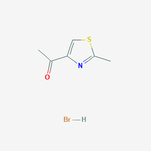 molecular formula C6H8BrNOS B3035311 1-(2-Methyl-1,3-thiazol-4-yl)ethan-1-one hydrobromide CAS No. 317377-32-5