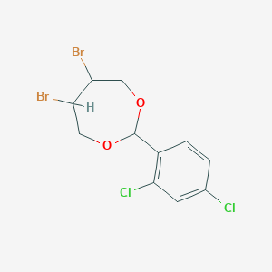 5,6-Dibromo-2-(2,4-dichlorophenyl)-1,3-dioxepane