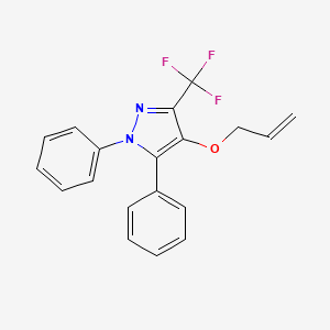 1,5-Diphenyl-4-prop-2-enoxy-3-(trifluoromethyl)pyrazole