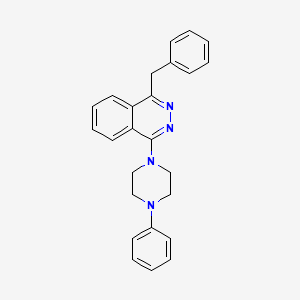 1-Benzyl-4-(4-phenylpiperazin-1-yl)phthalazine