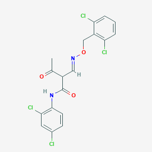 2-({[(2,6-dichlorobenzyl)oxy]imino}methyl)-N-(2,4-dichlorophenyl)-3-oxobutanamide